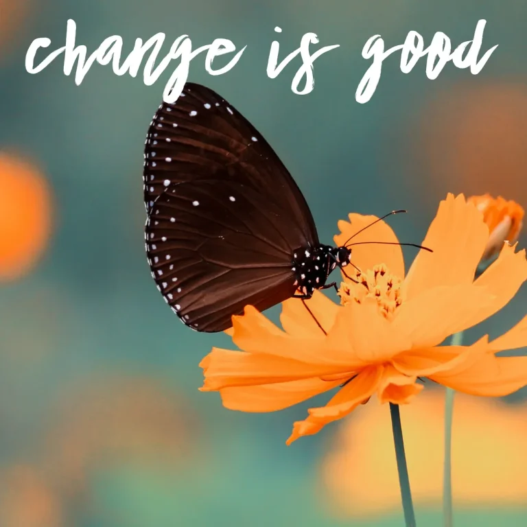 Change is Good 🦋