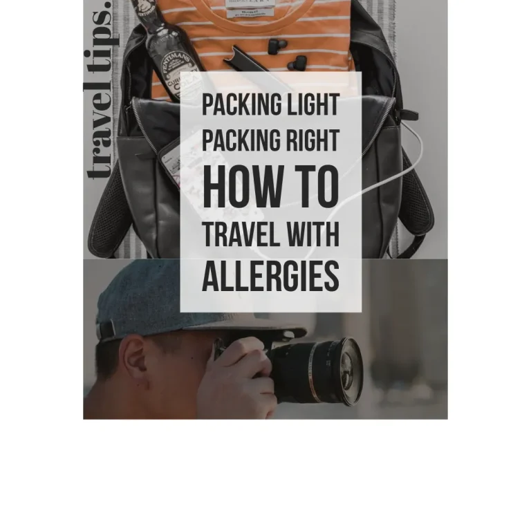 How to Travel with Allergies